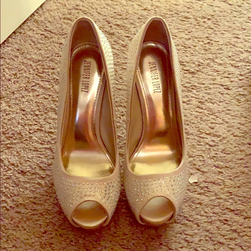 Champaign Pink Sparking Heels